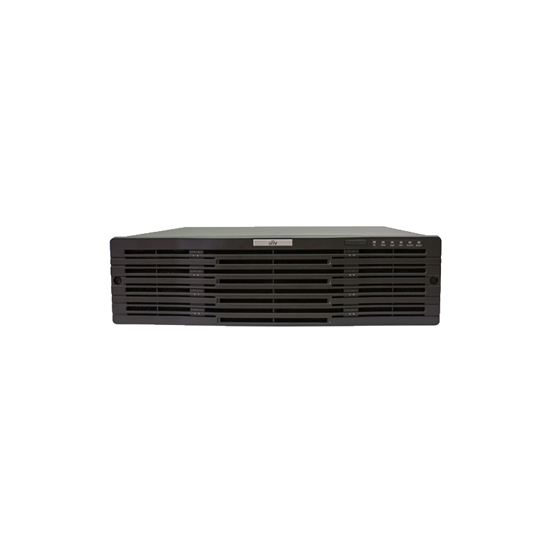 NVR 4K seria Pro, 64 canale, max. 12MP, VCA, Alarma,Iesire 12V, compresie H.265 Ultra - UNV