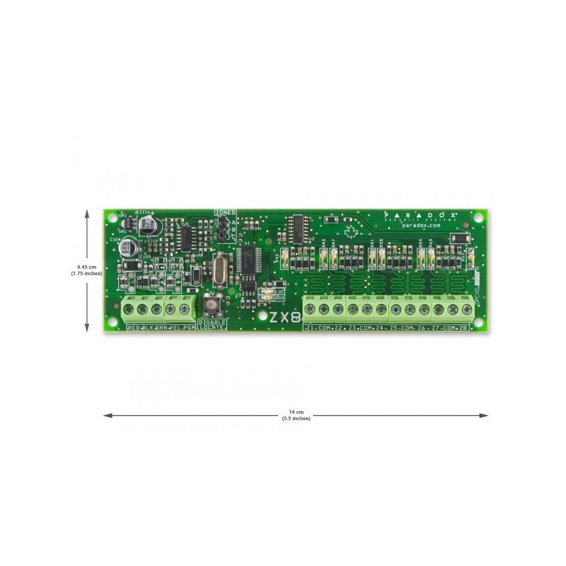 Modul de extensie 8 zone - Paradox ZX8
