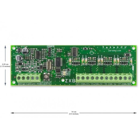 Modul de extensie 8 zone - Paradox ZX8
