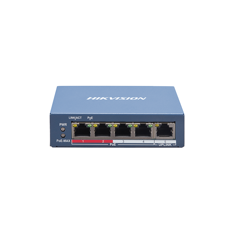 Switch 4 porturi PoE, 1 port uplink RJ45, SMART Management 