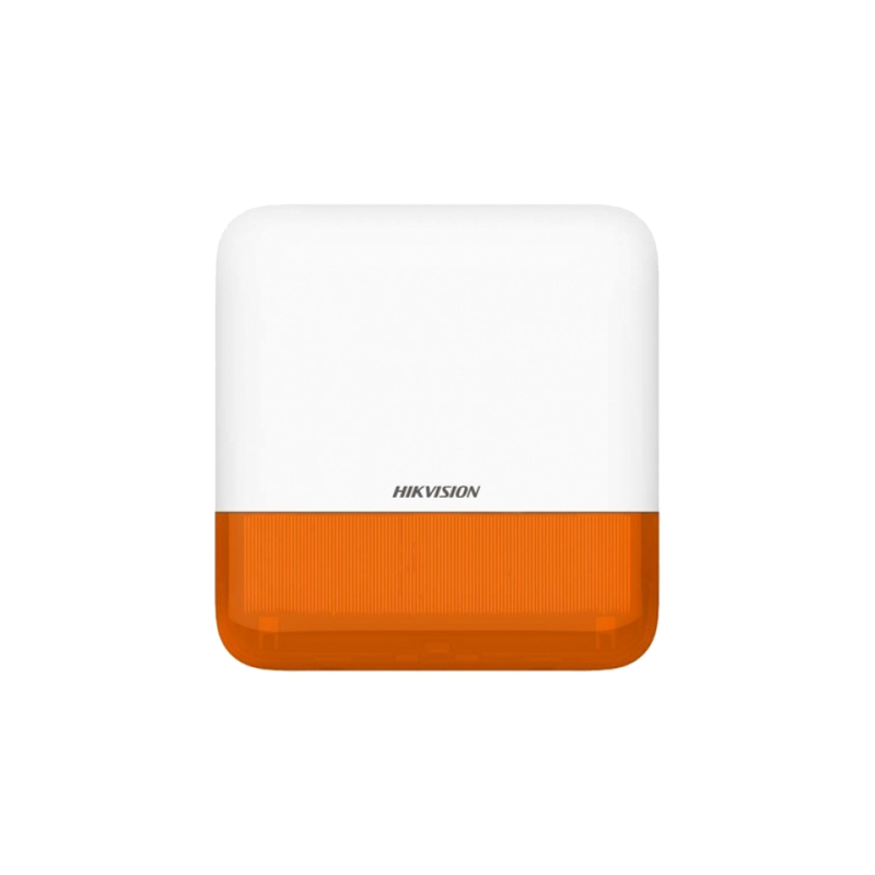 Sirena wireless AX PRO de exterior cu flash, led Portocaliu